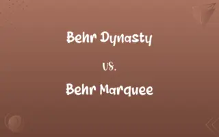 Behr Dynasty vs. Behr Marquee