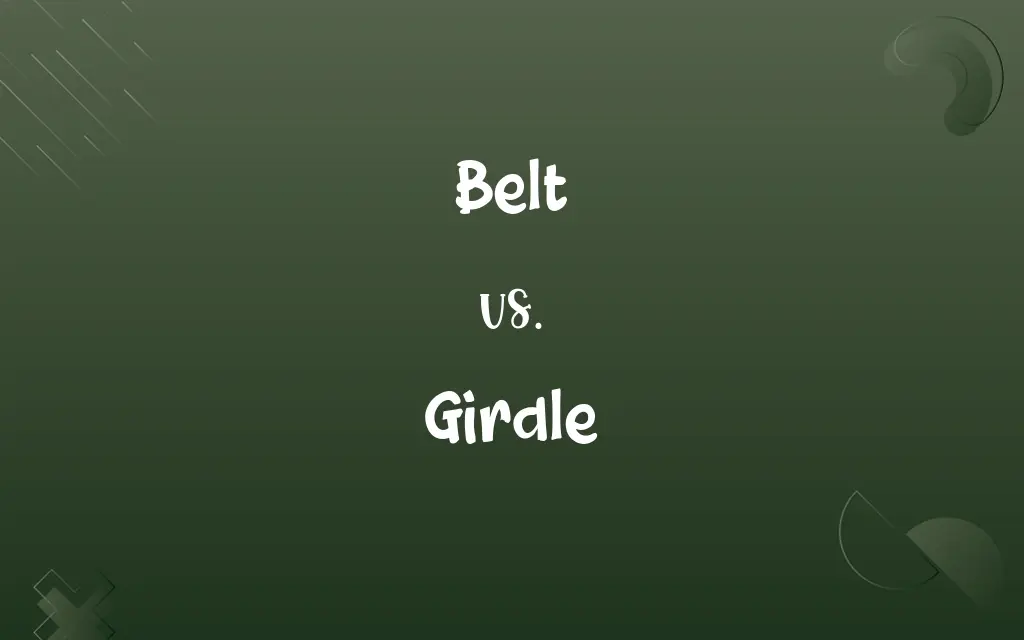 Belt vs. Girdle