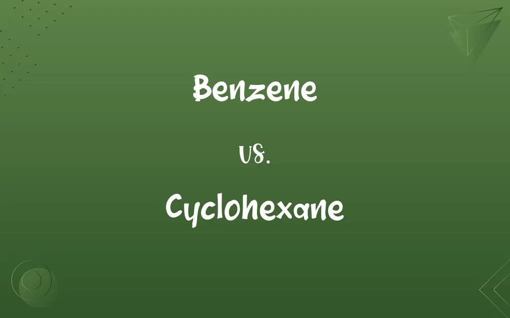 Benzene vs. Cyclohexane