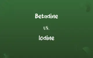 Betadine vs. Iodine