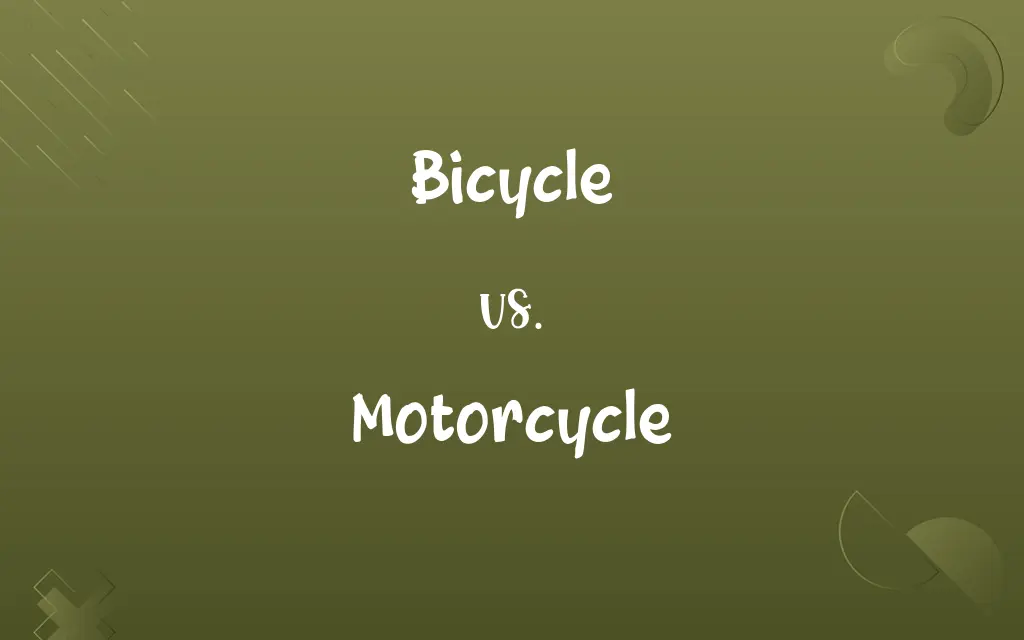 Bicycle vs. Motorcycle