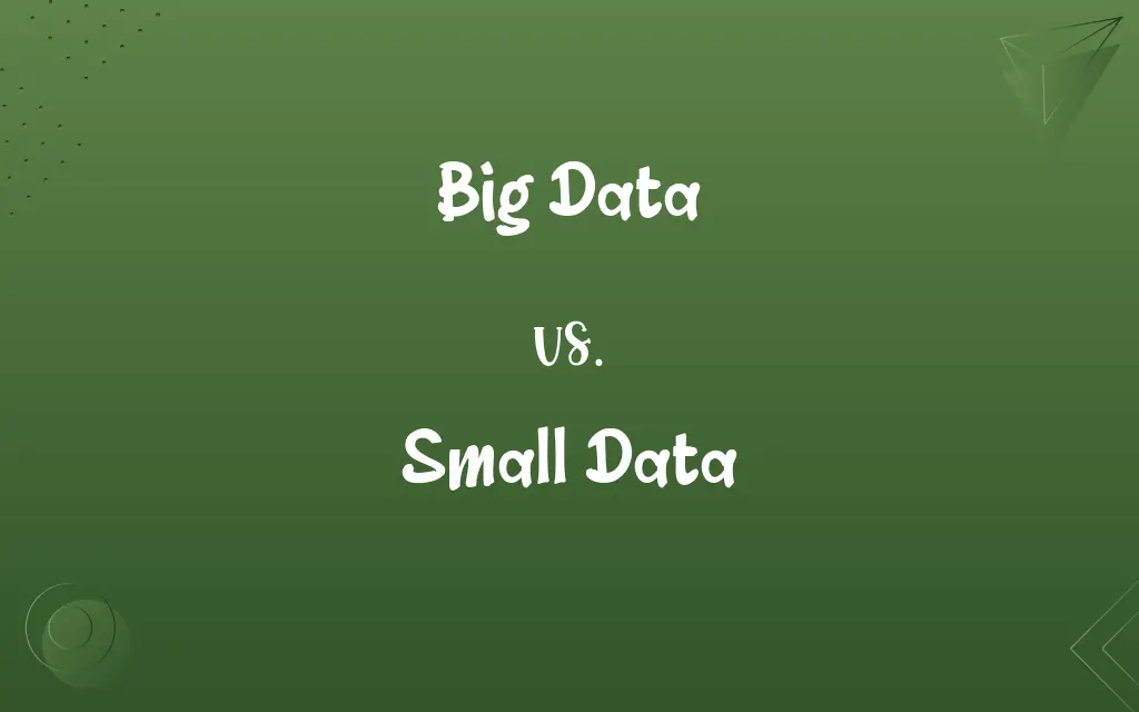 Big Data vs. Small Data