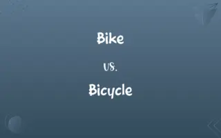 Bike vs. Bicycle