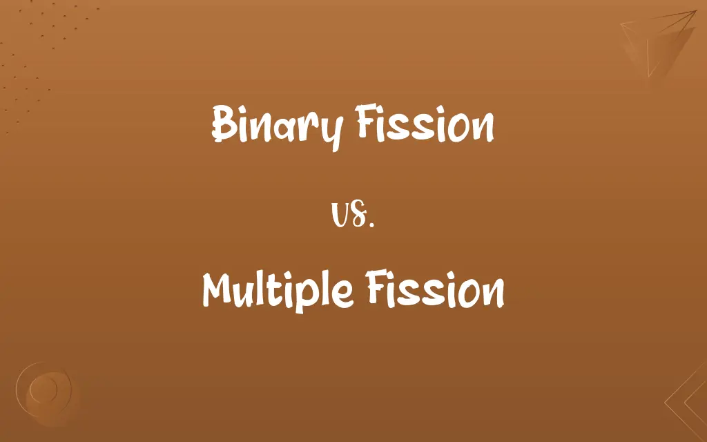 Binary Fission vs. Multiple Fission