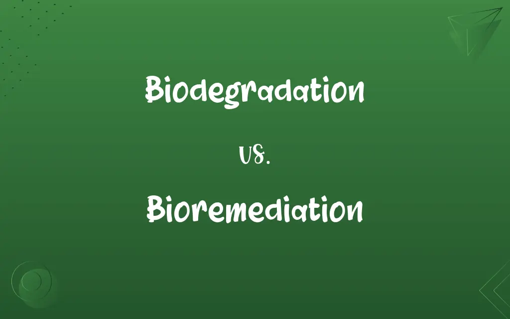 Biodegradation vs. Bioremediation