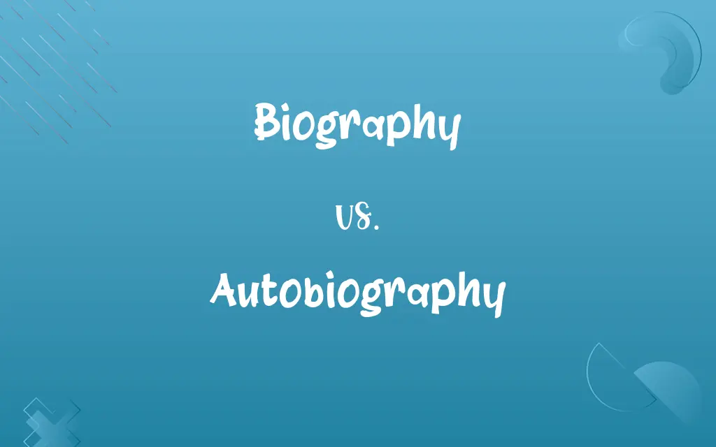 Biography vs. Autobiography