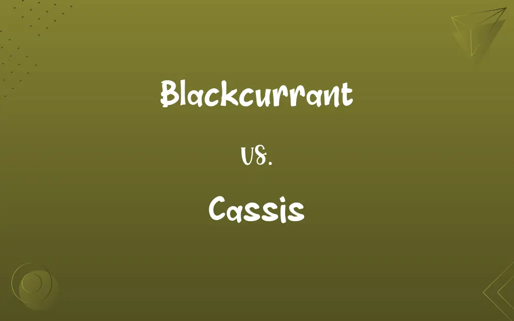 Blackcurrant vs. Cassis