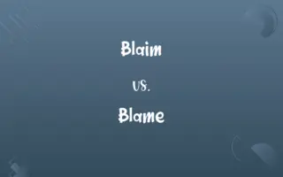 Blaim vs. Blame