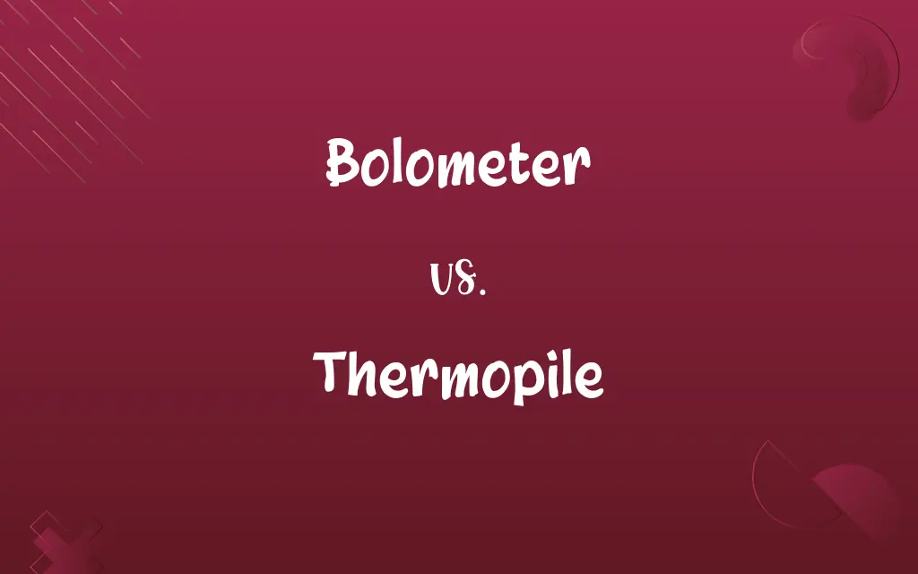 Bolometer vs. Thermopile