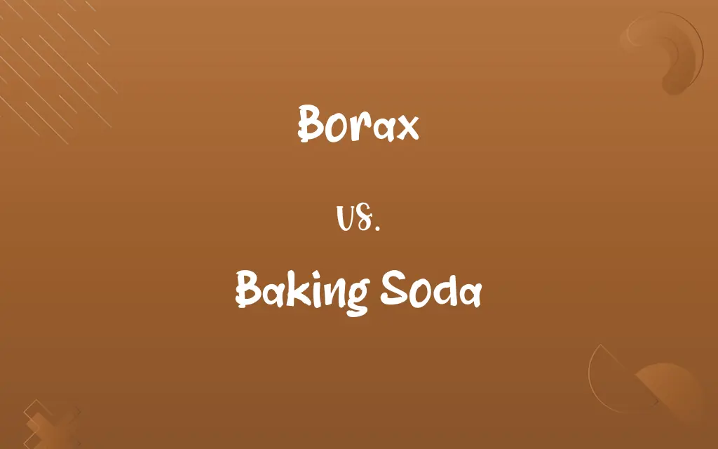 Borax vs. Baking Soda