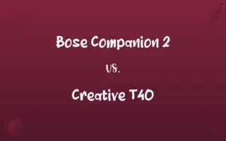 Bose Companion 2 vs. Creative T40