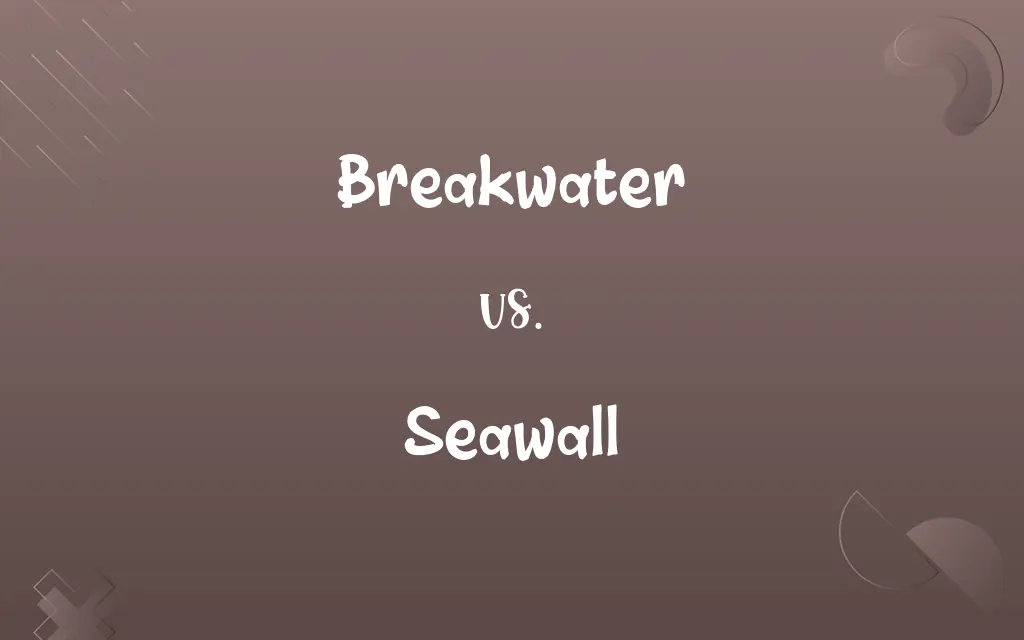Breakwater vs. Seawall