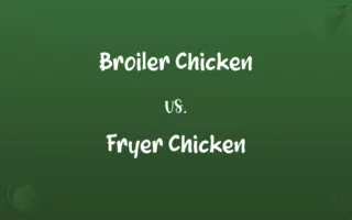 Broiler Chicken vs. Fryer Chicken