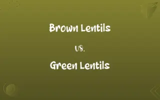 Brown Lentils vs. Green Lentils