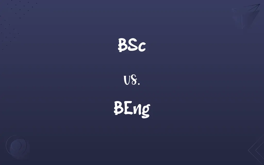 BSc vs. BEng