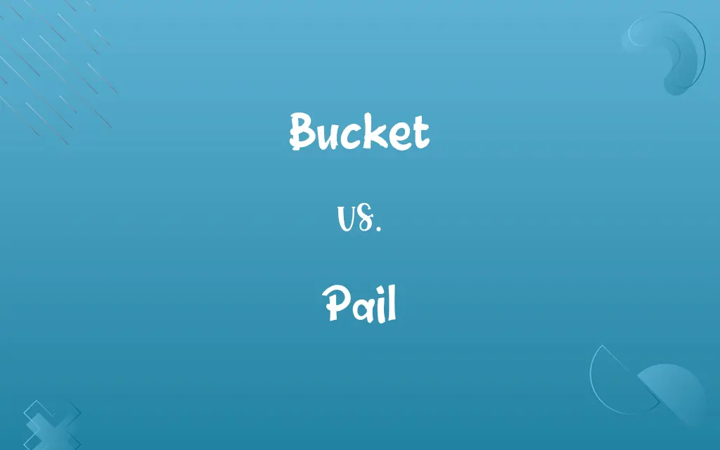 Bucket vs. Pail