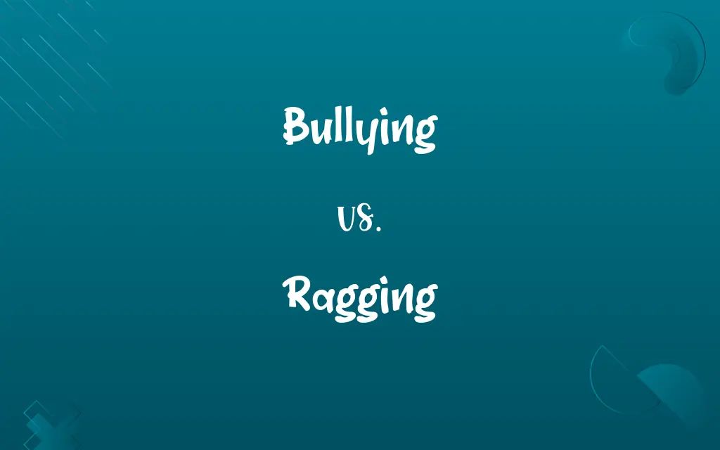 Bullying vs. Ragging