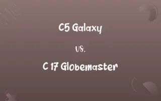 C5 Galaxy vs. C 17 Globemaster