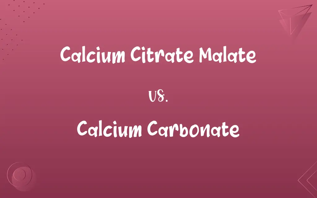 Calcium Citrate Malate vs. Calcium Carbonate