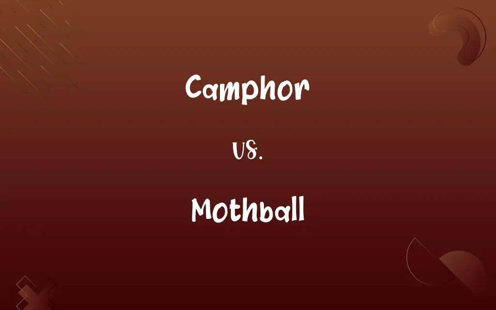 Camphor vs. Mothball