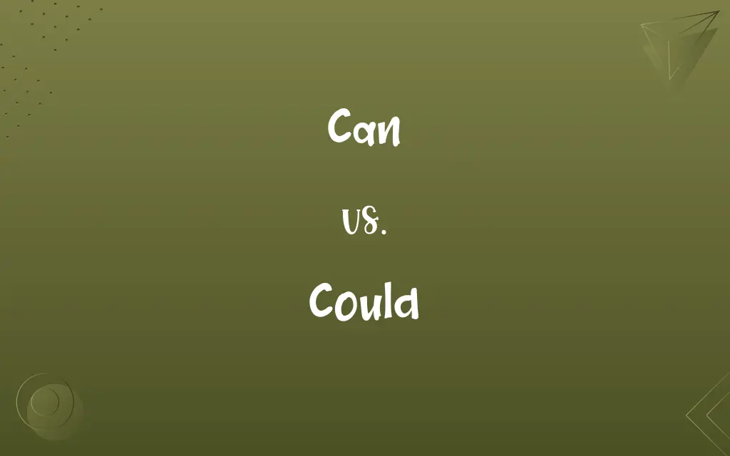 Can vs. Could