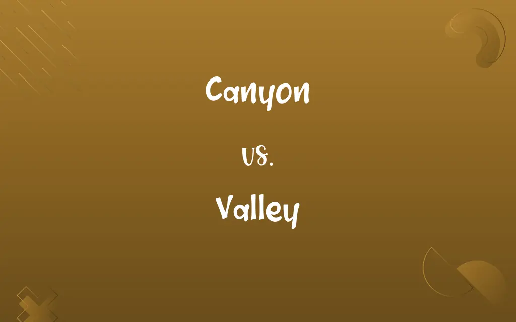 Canyon vs. Valley