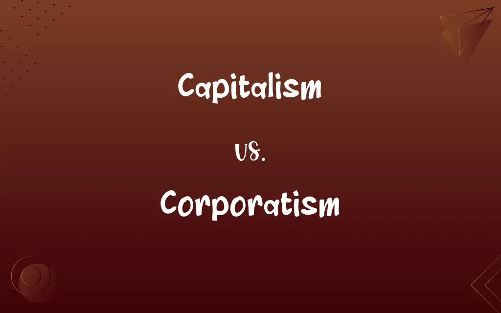 Capitalism vs. Corporatism