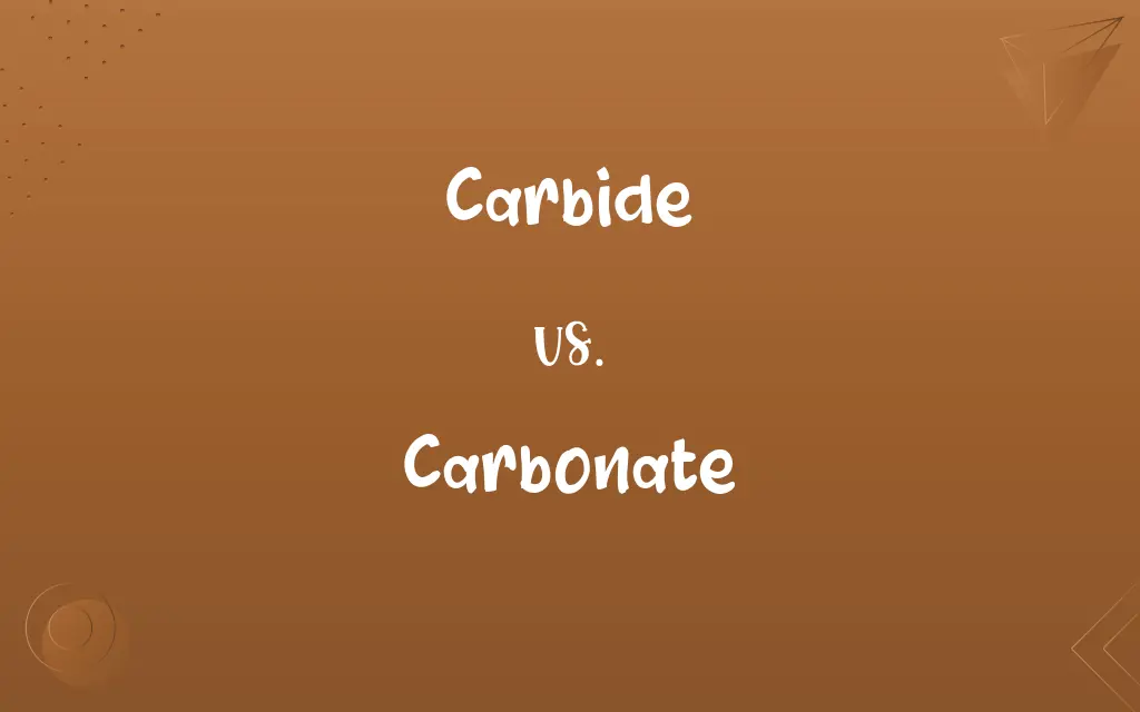Carbide vs. Carbonate
