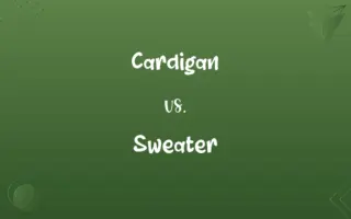 Cardigan vs. Sweater