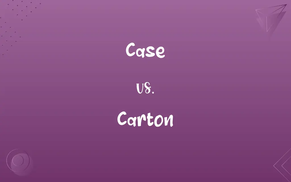 Case vs. Carton