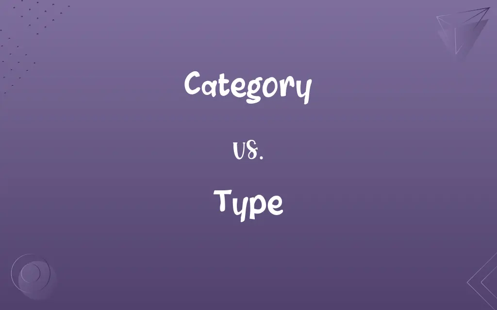 Category vs. Type