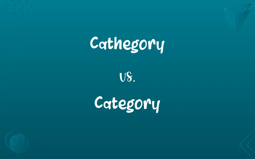 Cathegory vs. Category
