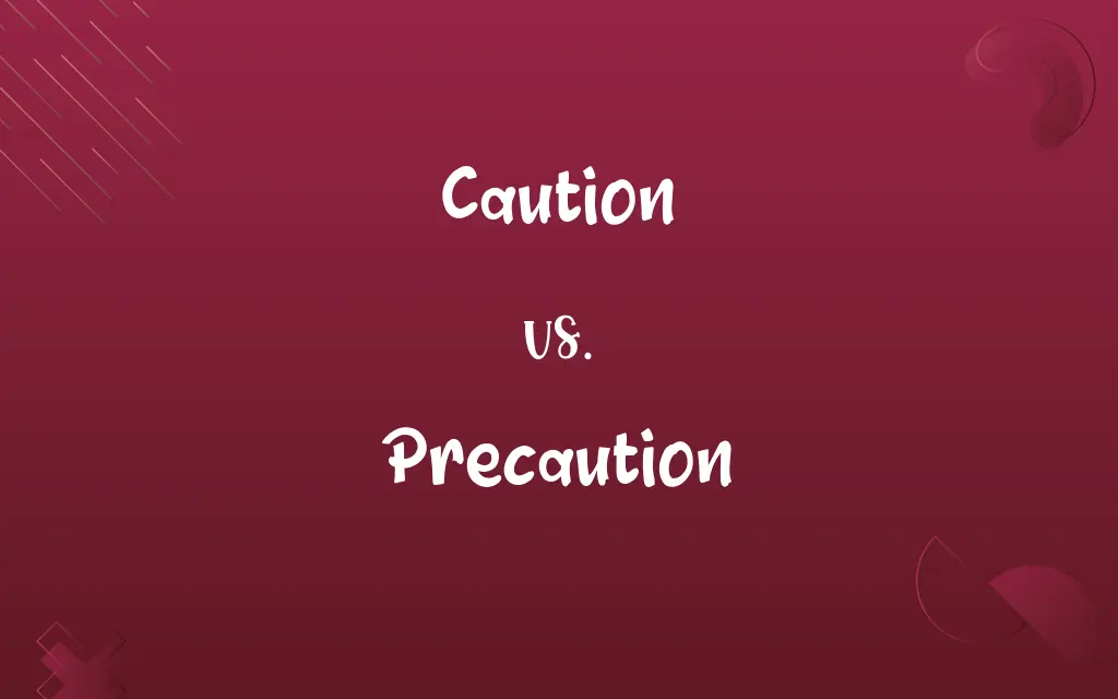 Caution vs. Precaution