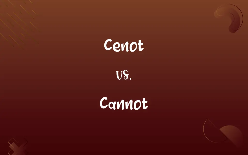Cenot vs. Cannot