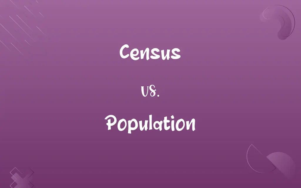 Census vs. Population