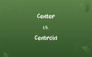 Center vs. Centroid