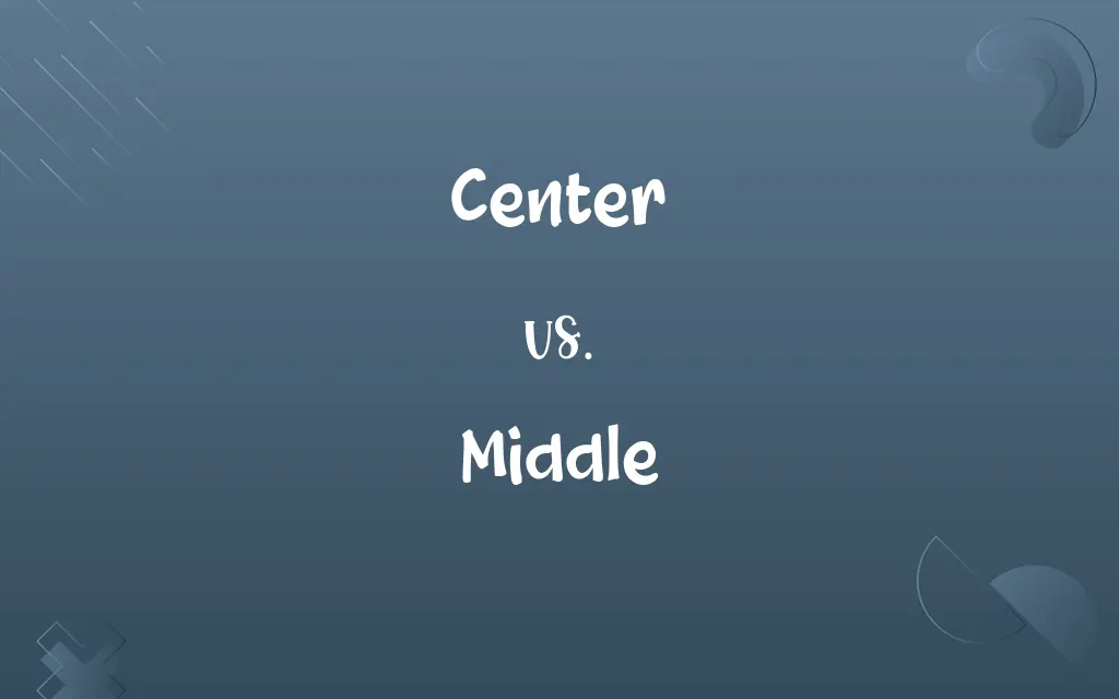 Center vs. Middle