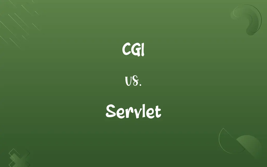 CGI vs. Servlet