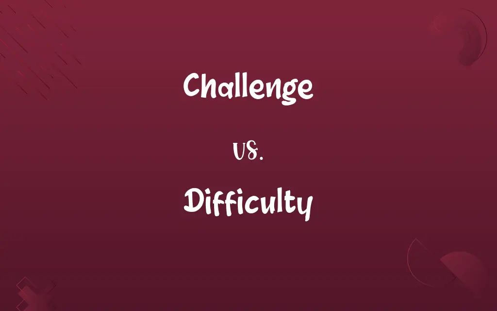 Challenge vs. Difficulty