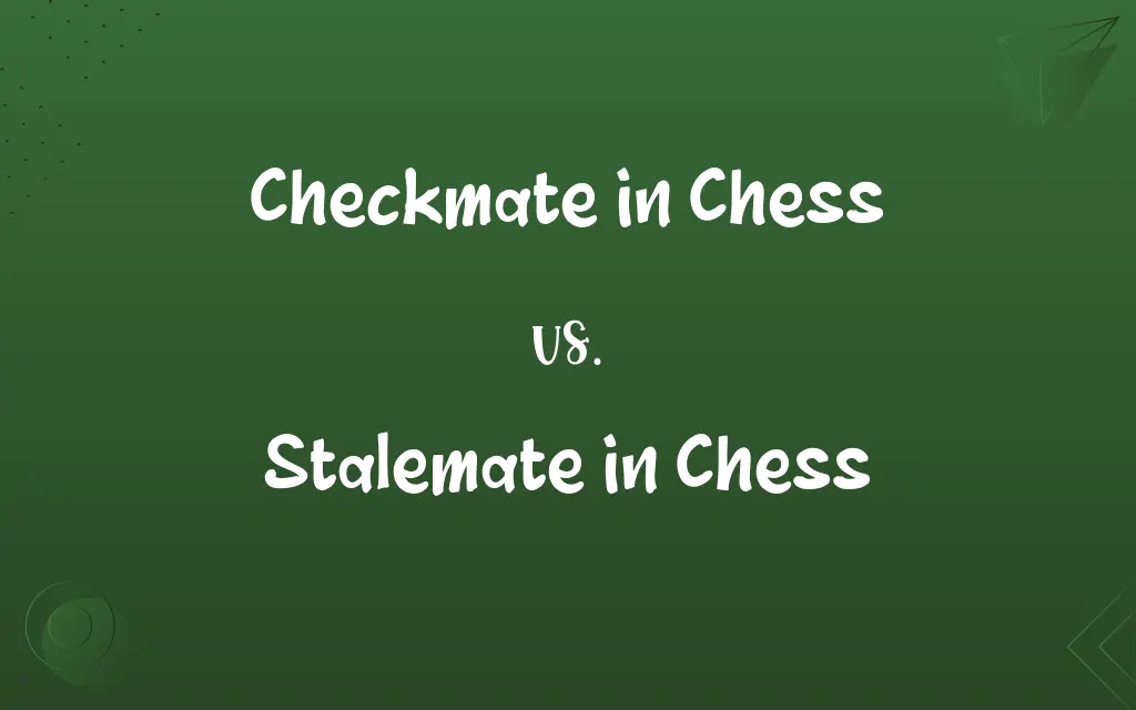 Checkmate in Chess vs. Stalemate in Chess