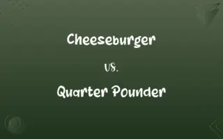 Cheeseburger vs. Quarter Pounder