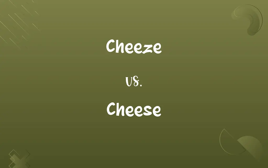 Cheeze vs. Cheese