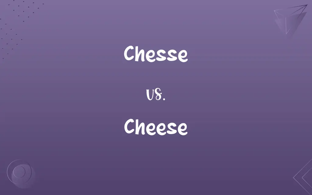 Chesse vs. Cheese