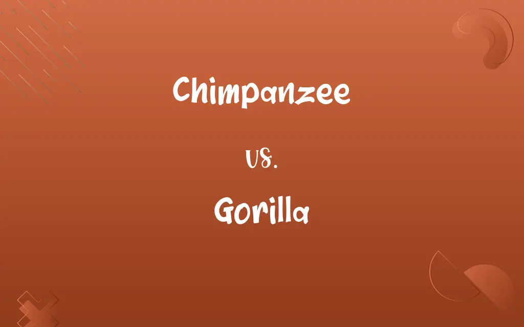 Chimpanzee vs. Gorilla