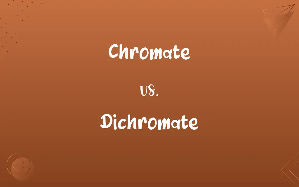 Chromate vs. Dichromate