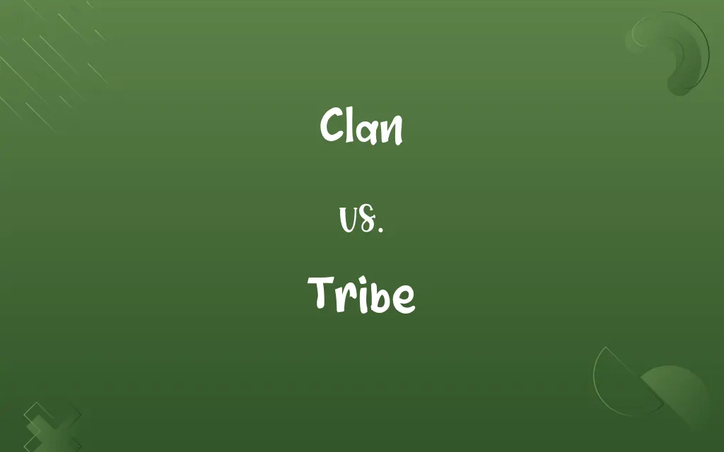 Clan vs. Tribe