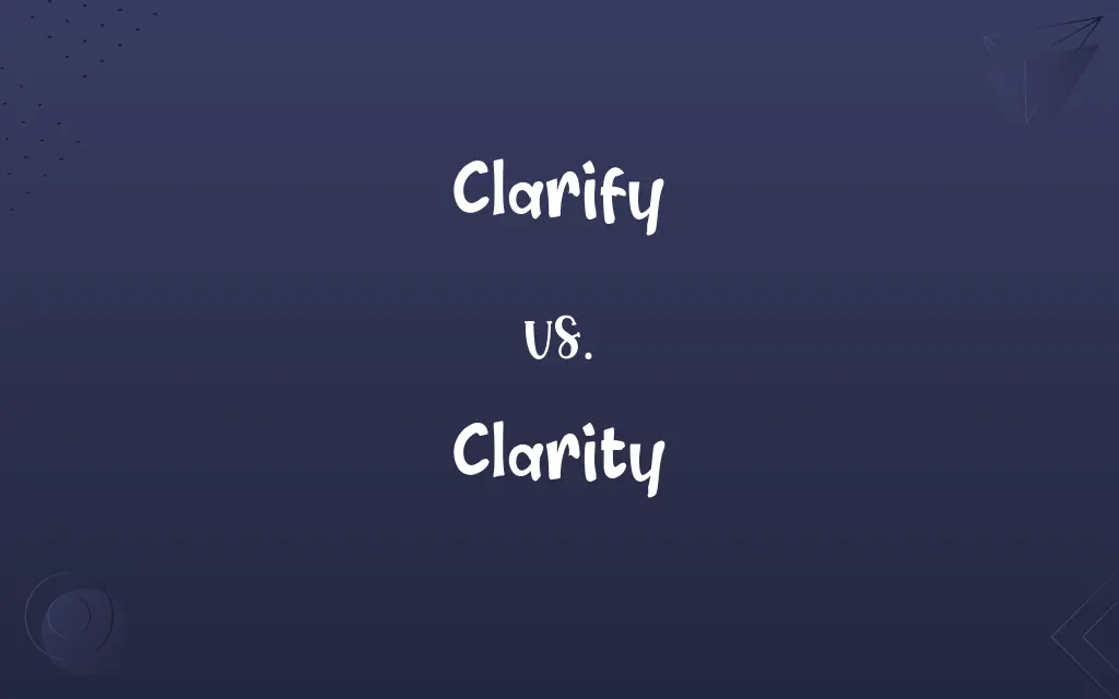 Clarify vs. Clarity