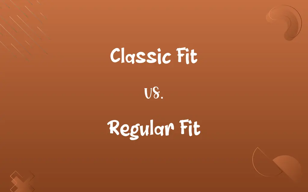 Classic Fit vs. Regular Fit