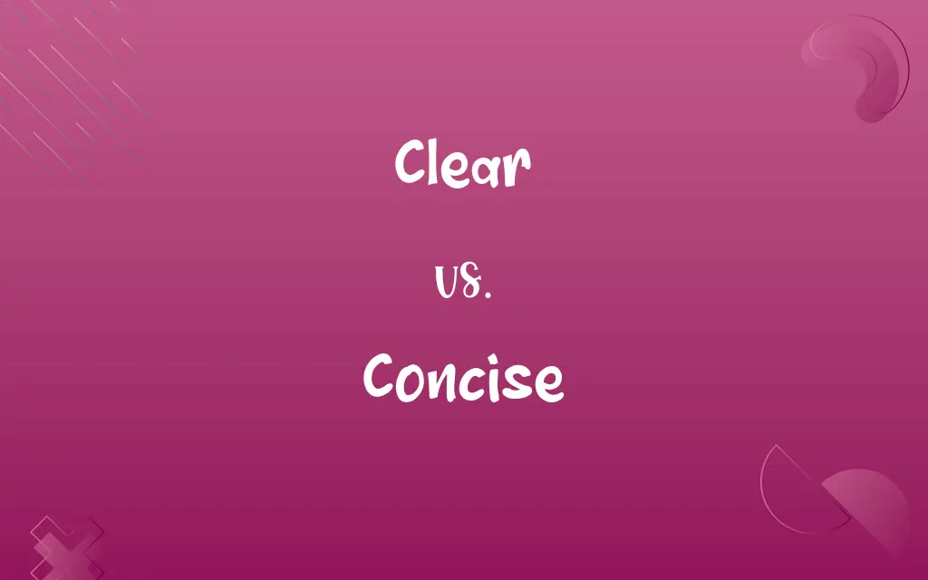 Clear vs. Concise