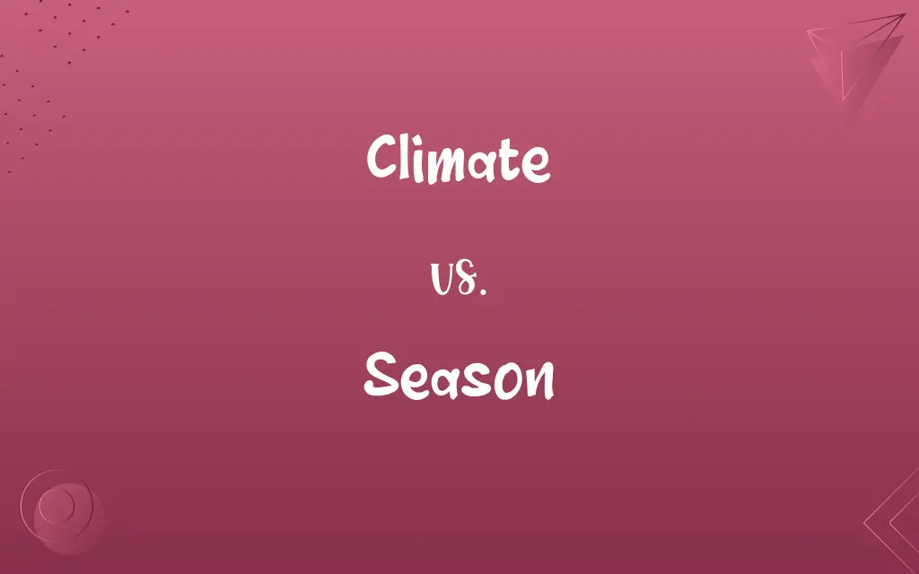 Climate vs. Season